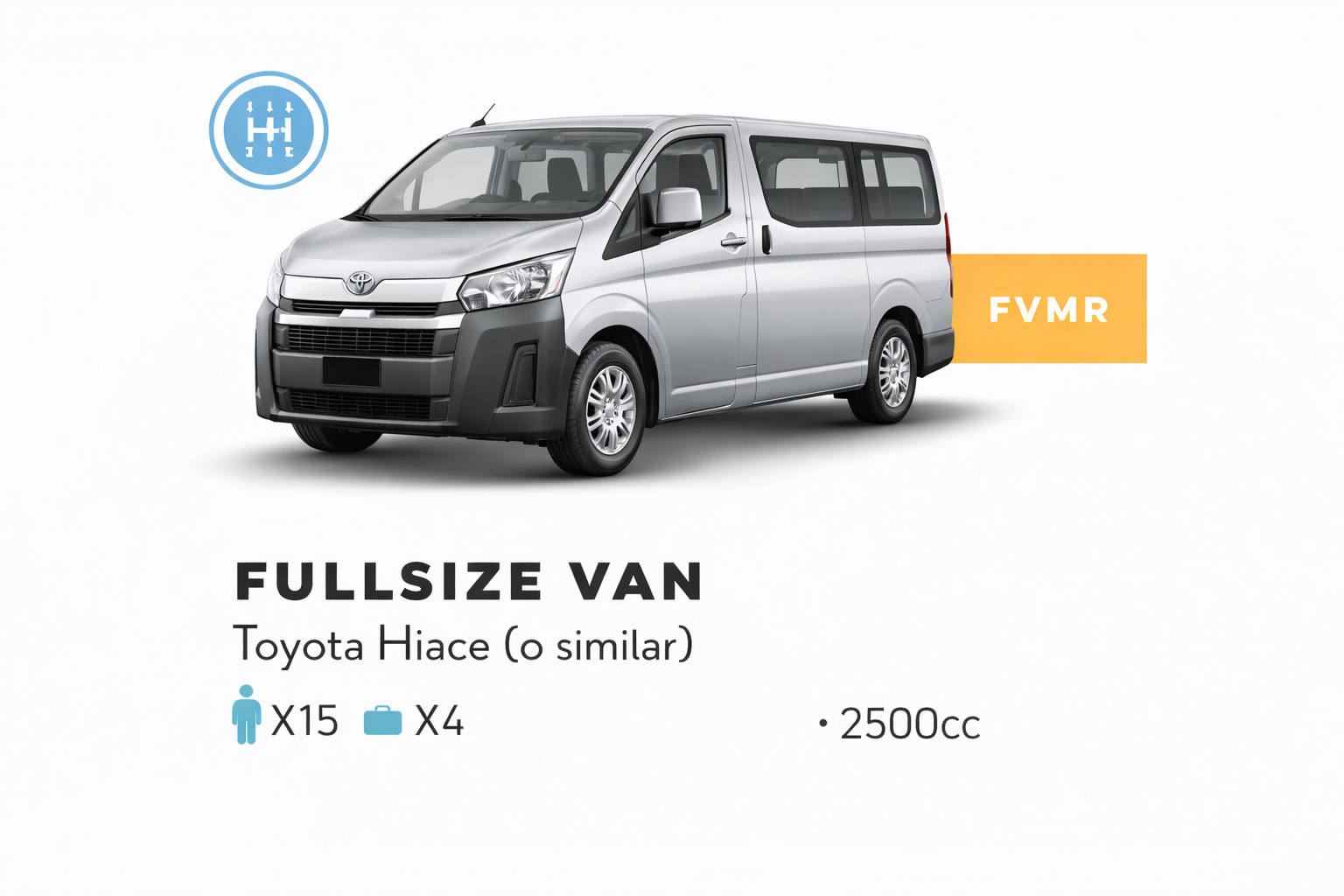 Full Size Van Manual